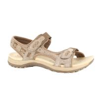 Free spirit sandal i beige skinn