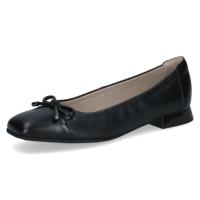 Caprice ballerina svart skinn