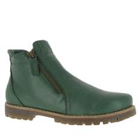 Charlotte boots grön skinn