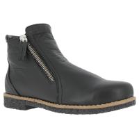 Charlotte boots i svart skinn