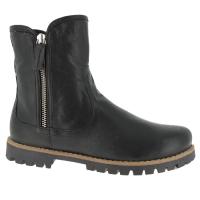Charlotte boots svart skinn