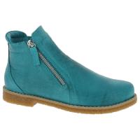 Charlotte boots turkos skinn
