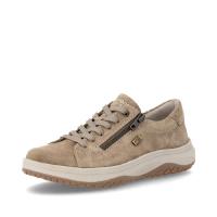 Remonte sneaker i ljusbrun mocka