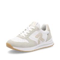 Rieker sport & style sneaker i vitt skinn