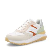 Rieker sport & style sneaker i vitt skinn