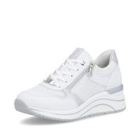 Remonte damsko vit med kilklack.