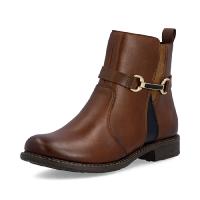 Rieker boots i brunt skinn