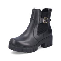 Rieker boots i svart skinn