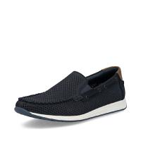 Rieker herrloafer marinblå nubuck