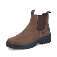 Rieker känga i brun nubuck med utfällbara brodd