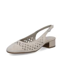 Rieker pumps låg klack beige