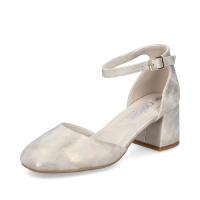 Rieker pumps låg klack creme