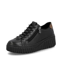 Rieker sneaker i svart skinn