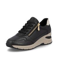 Rieker sneaker i svart skinn
