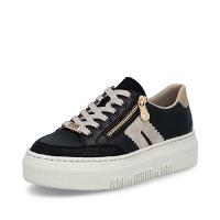 Rieker sneaker i svart skinn