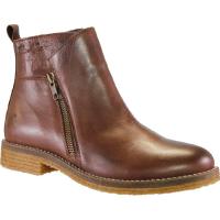 Rosa Negra boots i mörkbrunt skinn