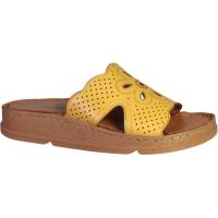 Rosa Negra slip in i gult skinn