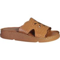 Rosa Negra slip in i ljusbrunt skinn