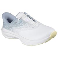 Skechers Golfsko dam vit/blå/gul
